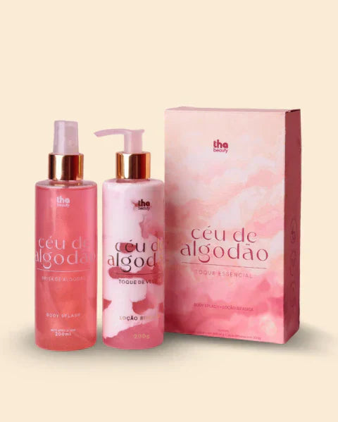 KitCeu de Algodão: Body Splash + Loção Hidratante